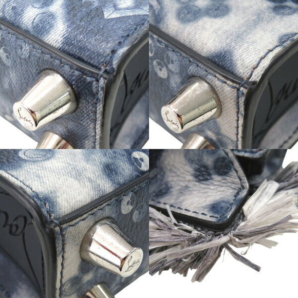 Christian Louboutin Paloma shoulder bag Navy Blue leather - Picture 8 of 8